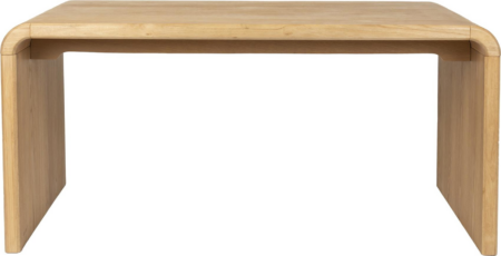 Spisebord Brave fra Zuiver - udtrækkelig & højdejusterbar egetræsfiner 160Ã80Ã75 cm med skuffer natur